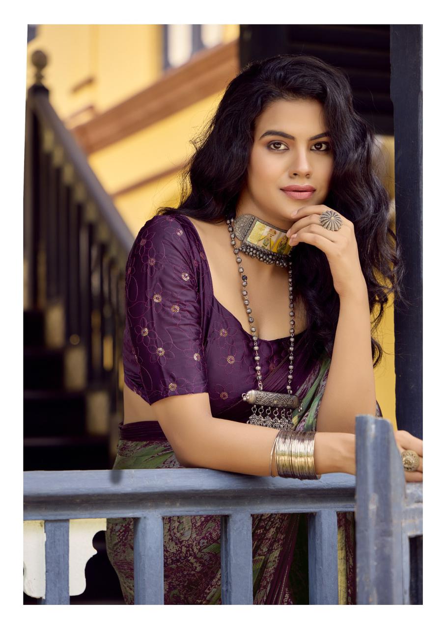 Pankti Vol 24 By Kashvi Silk Printed Designer Sarees Wholesale Suppliers In Mumbai
